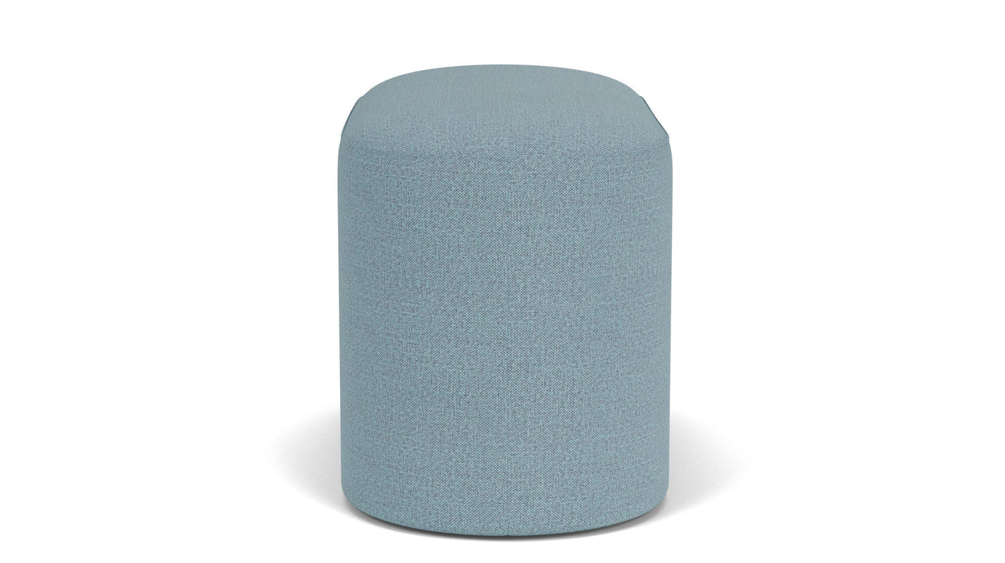 Oval Ottoman - Panama Light Blue   Image - 4