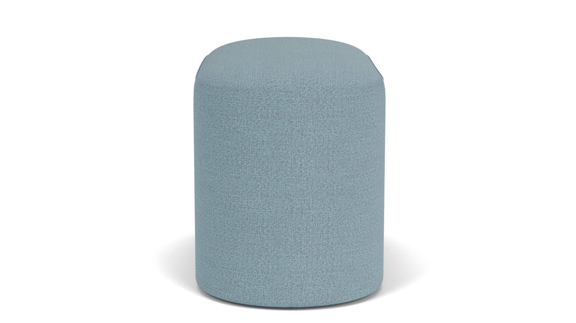 Oval Ottoman - Panama Light Blue   Image - 4