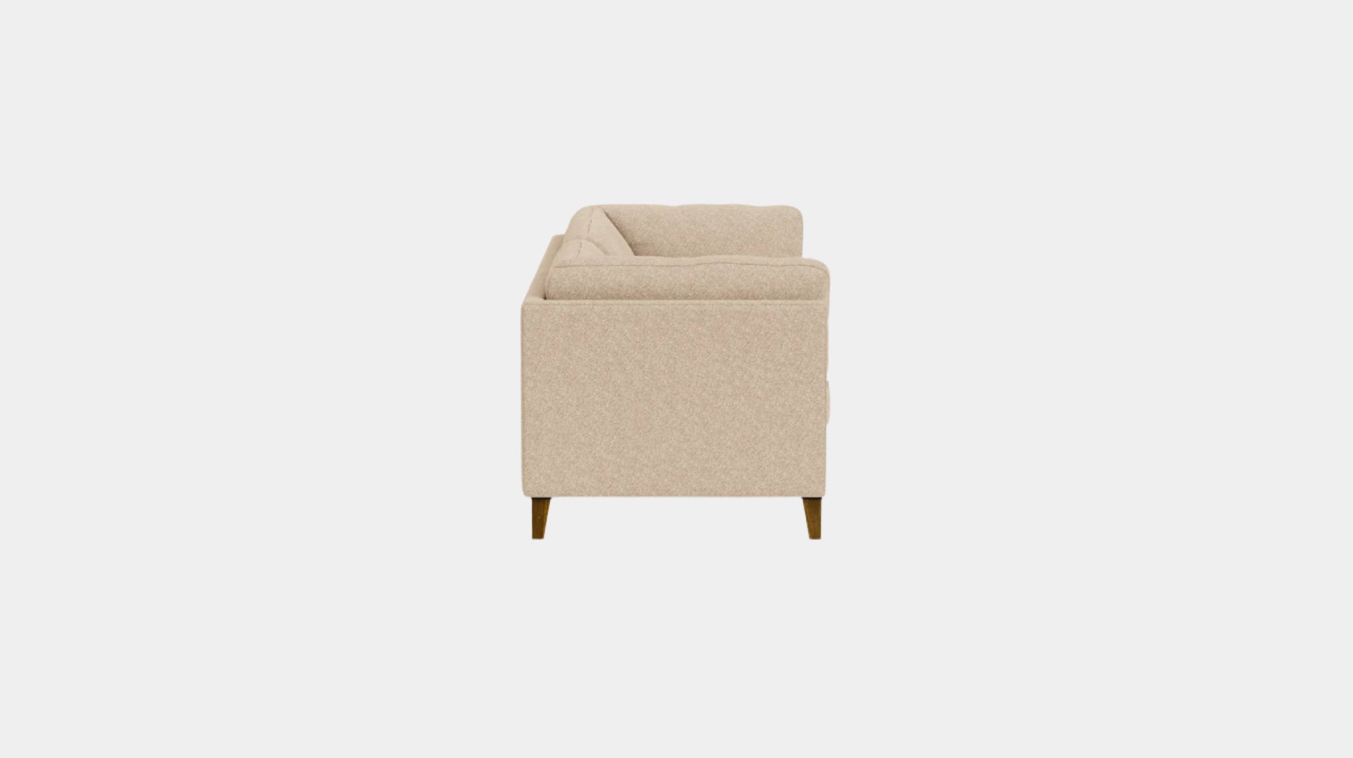 Salema Sofa - Lan Taupe - Java Leg  Image - 2