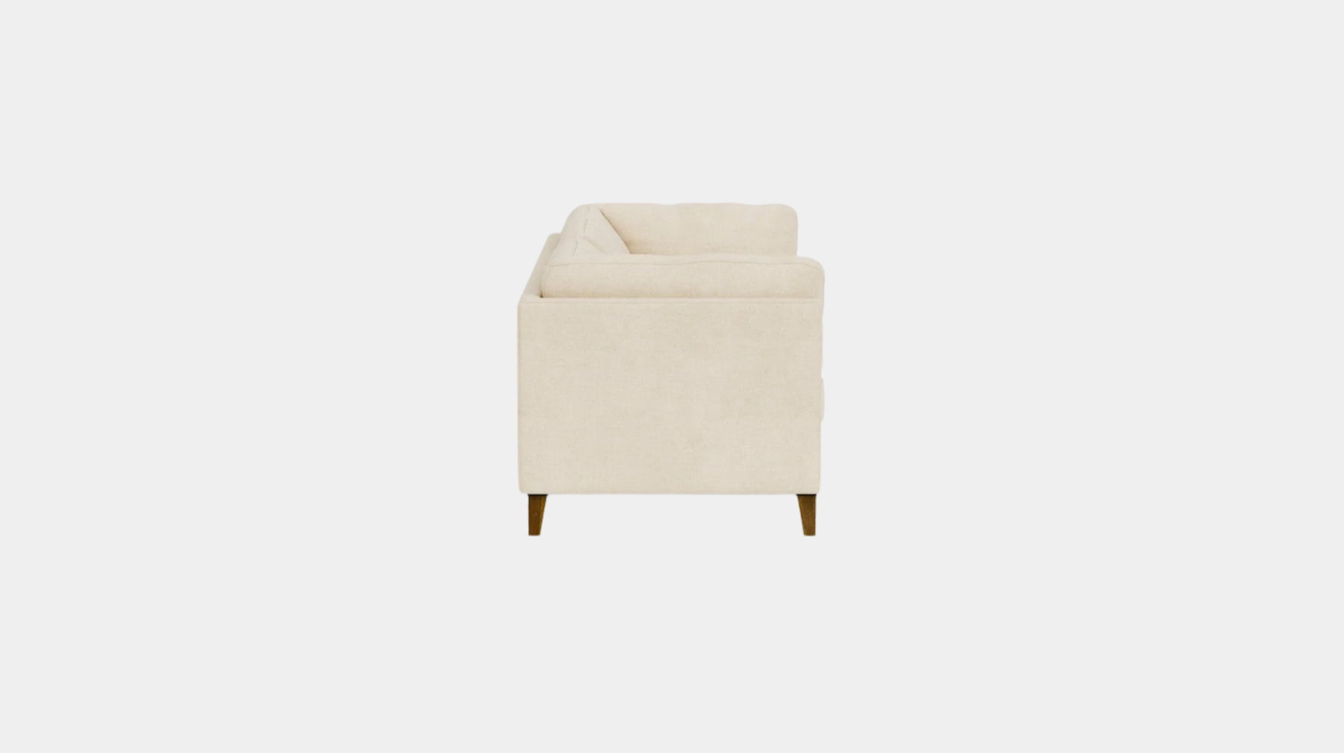Salema Sofa - Aspen Pebble - Java Legs Image - 2