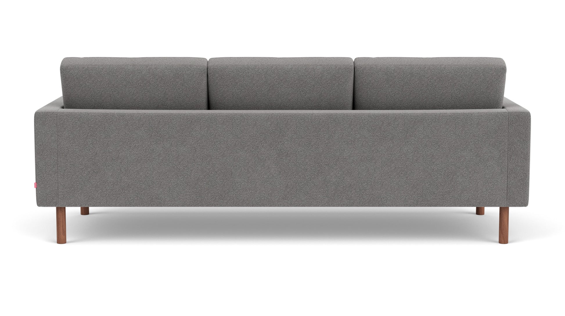 Joan Sofa - Mila Grey, Walnut legs Image - 3