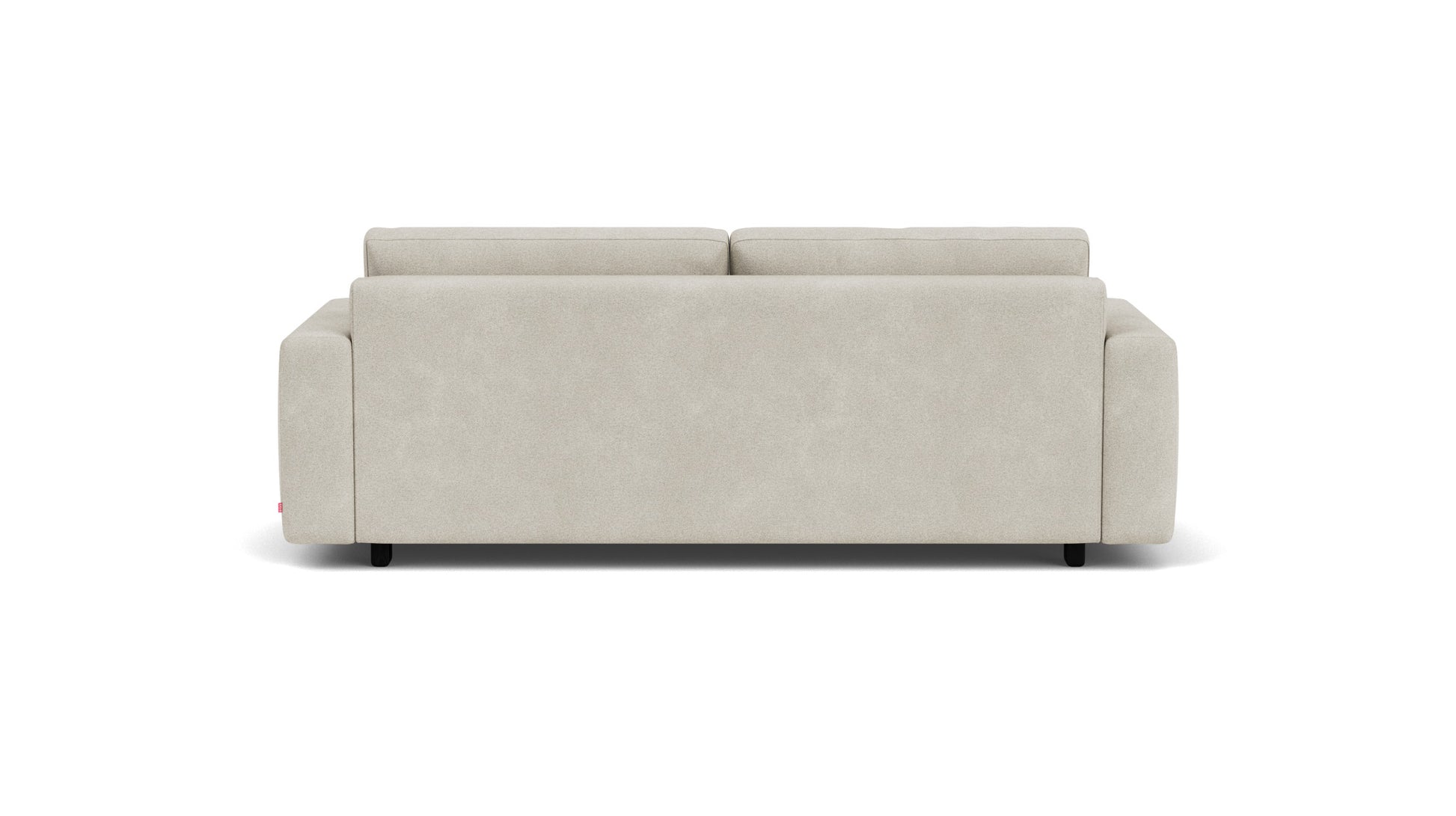 Reva Sleeper Sofa - Ava Cloud, Black Ash Legs Image - 3