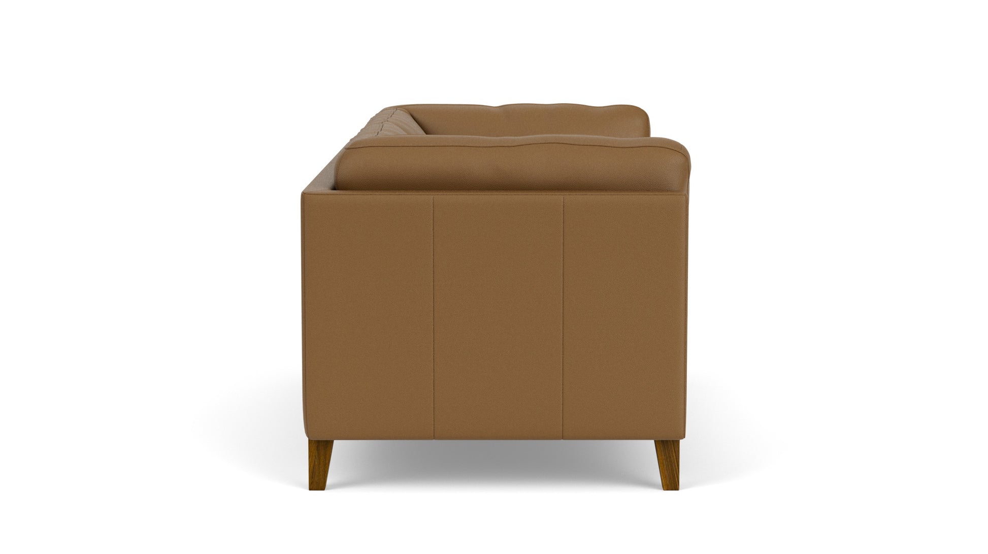 Salema Loveseat - Rein Toast, Java legs Image - 2