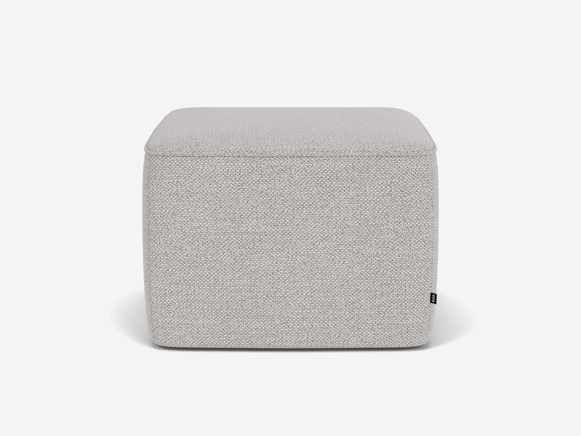 The Wander Square Ottoman - Ceder Oatmeal - glide feet  Image - 4