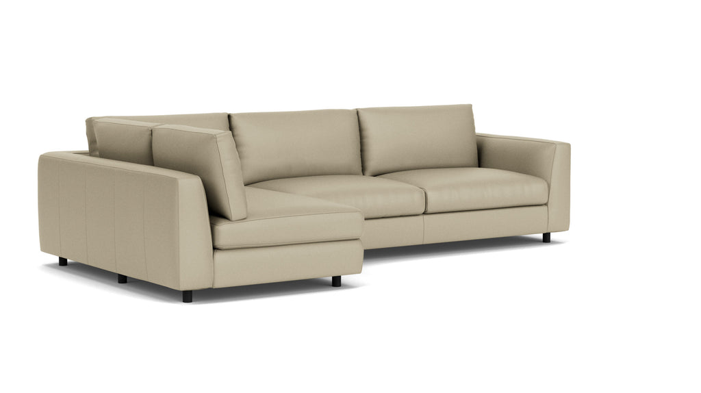 Cello Plush 2-Piece Sectional Sofa with Full Arm Chaise