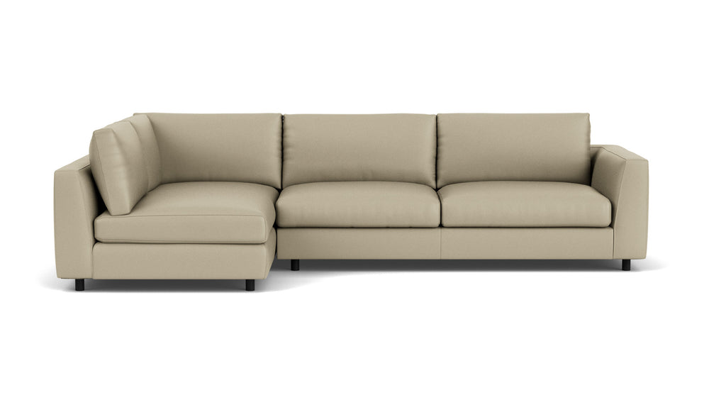 Cello Plush 2-Piece Sectional Sofa with Full Arm Chaise
