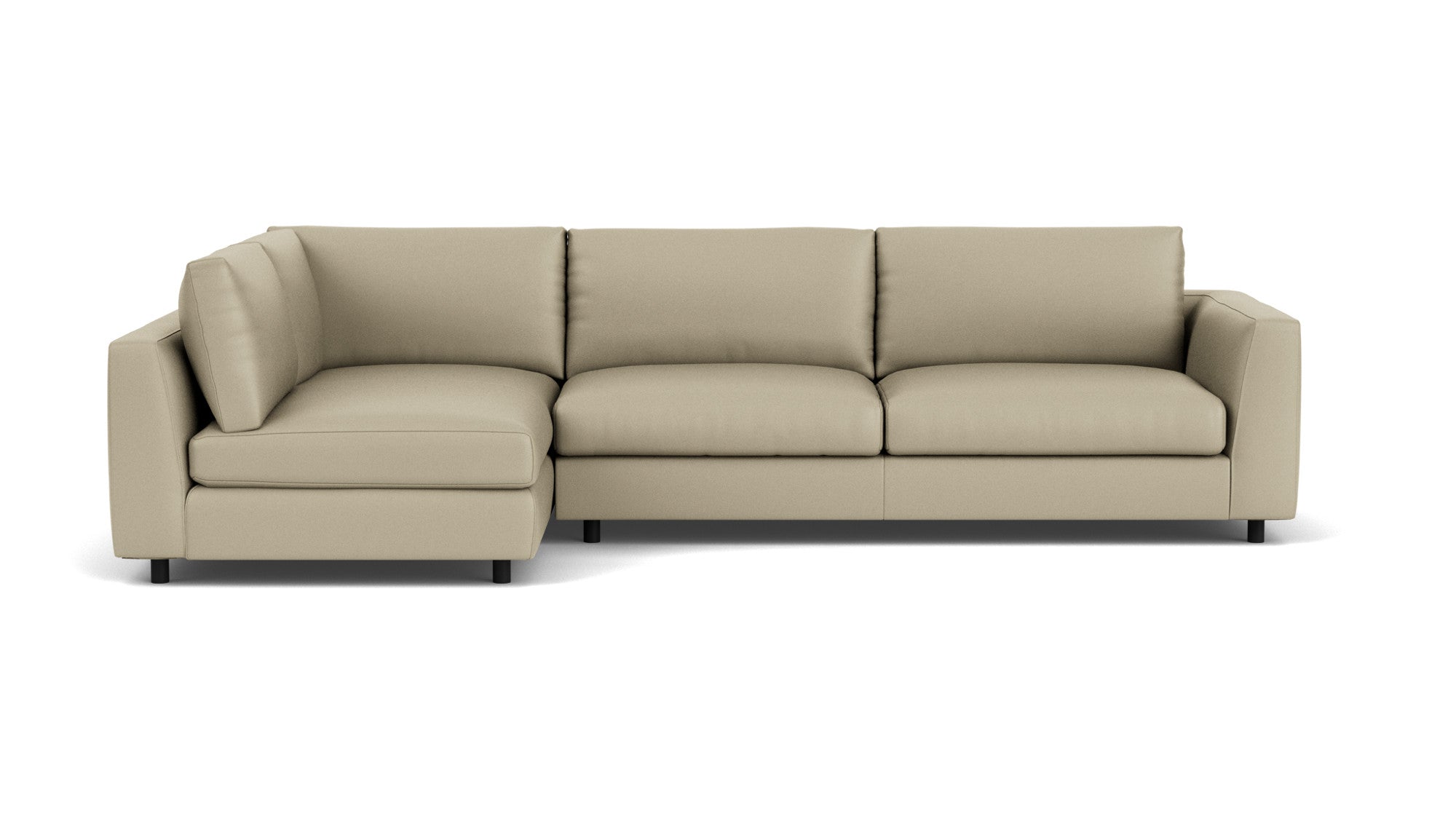 Cello Plush 2-Piece Sectional Sofa with Full Arm Chaise